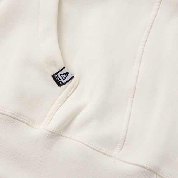 PORTAL Organic Cotton Hoodie - Natural 90s PUFF