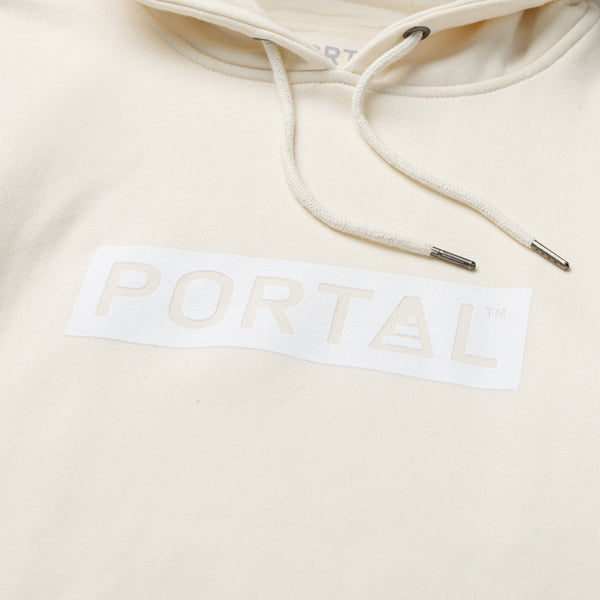 PORTAL Organic Cotton Hoodie - Natural 90s PUFF