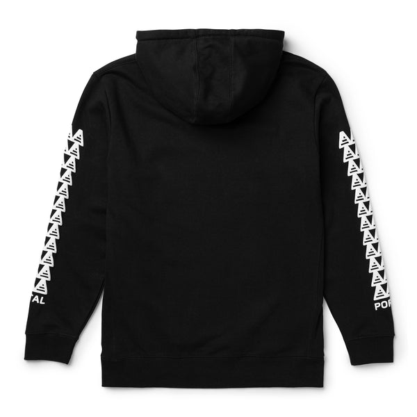 PORTAL Organic Cotton Hoodie | Black 90s PUFF