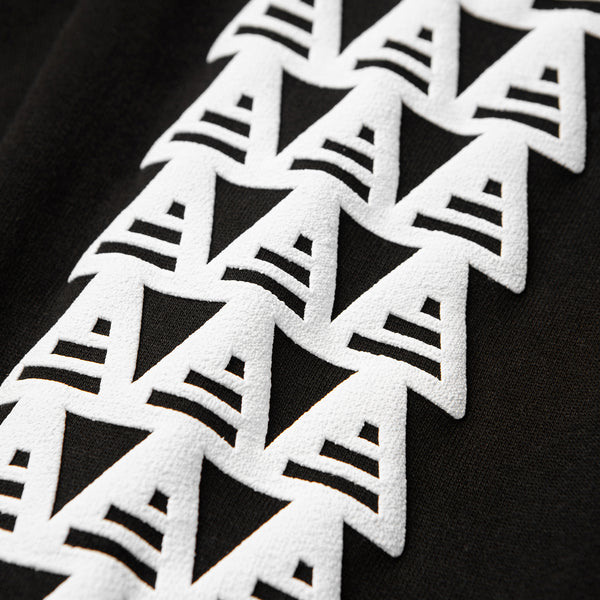 PORTAL Organic Cotton Hoodie | Black 90s PUFF