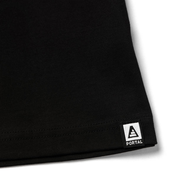 PORTAL + SUPIMA 100% Organic Cotton Tee - Black and Gold