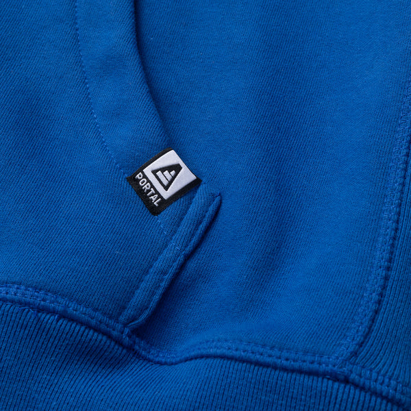 PORTAL Organic Cotton Prism Hoodie - Royal Blue