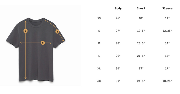 PORTAL + SUPIMA 100% Organic Cotton Tee - Black and Gold