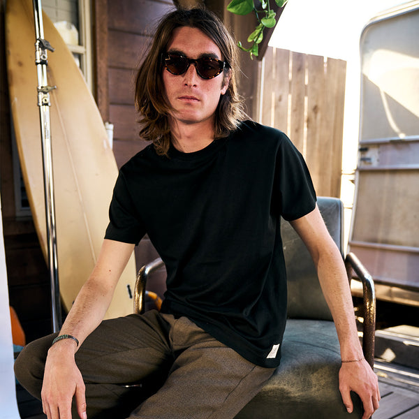 PORTAL Basics SUPIMA 100% Organic Cotton Tee - Black