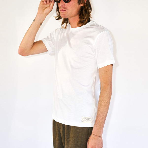 PORTAL Basics SUPIMA 100% Organic Cotton Tee - White