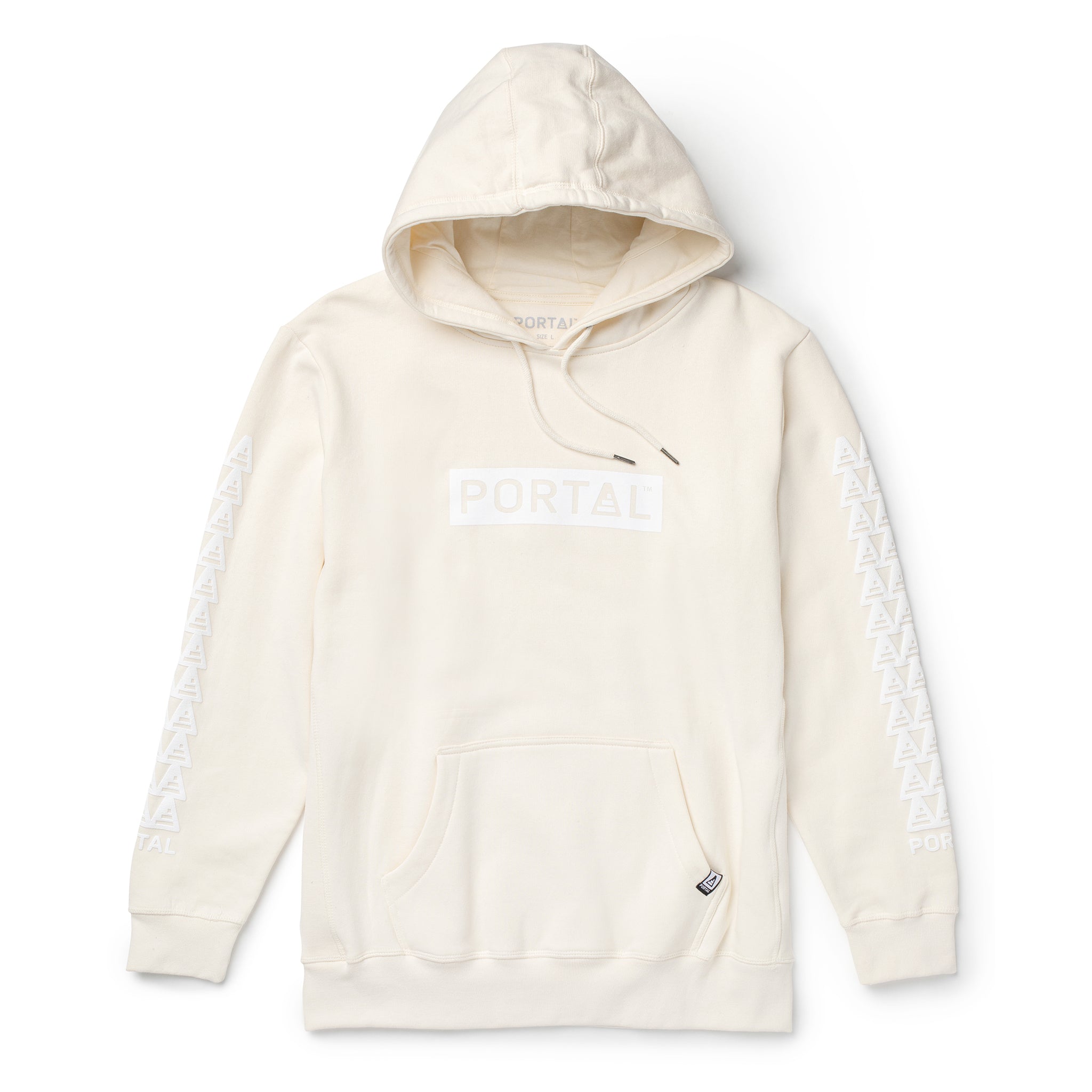 PORTAL Organic Cotton Hoodie - Natural 90s PUFF