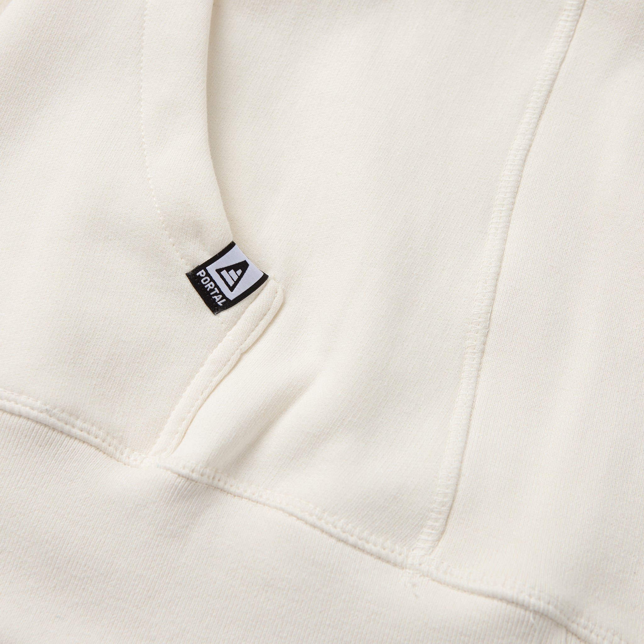 PORTAL Organic Cotton Hoodie - Natural 90s PUFF