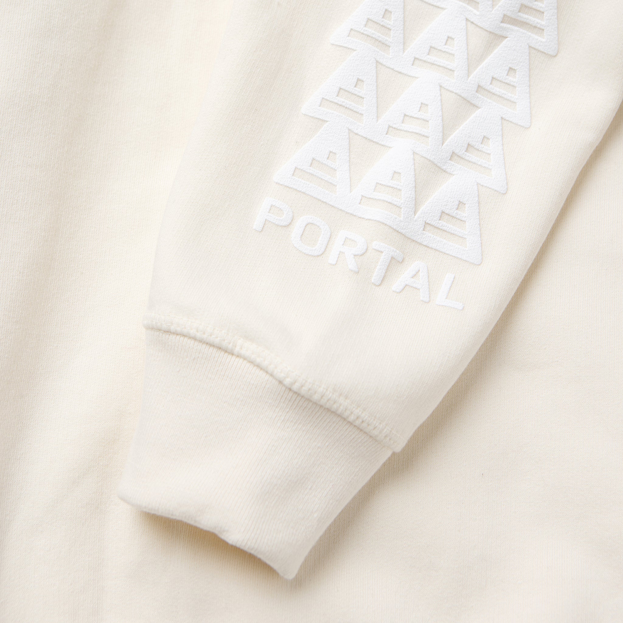 PORTAL Organic Cotton Hoodie - Natural 90s PUFF