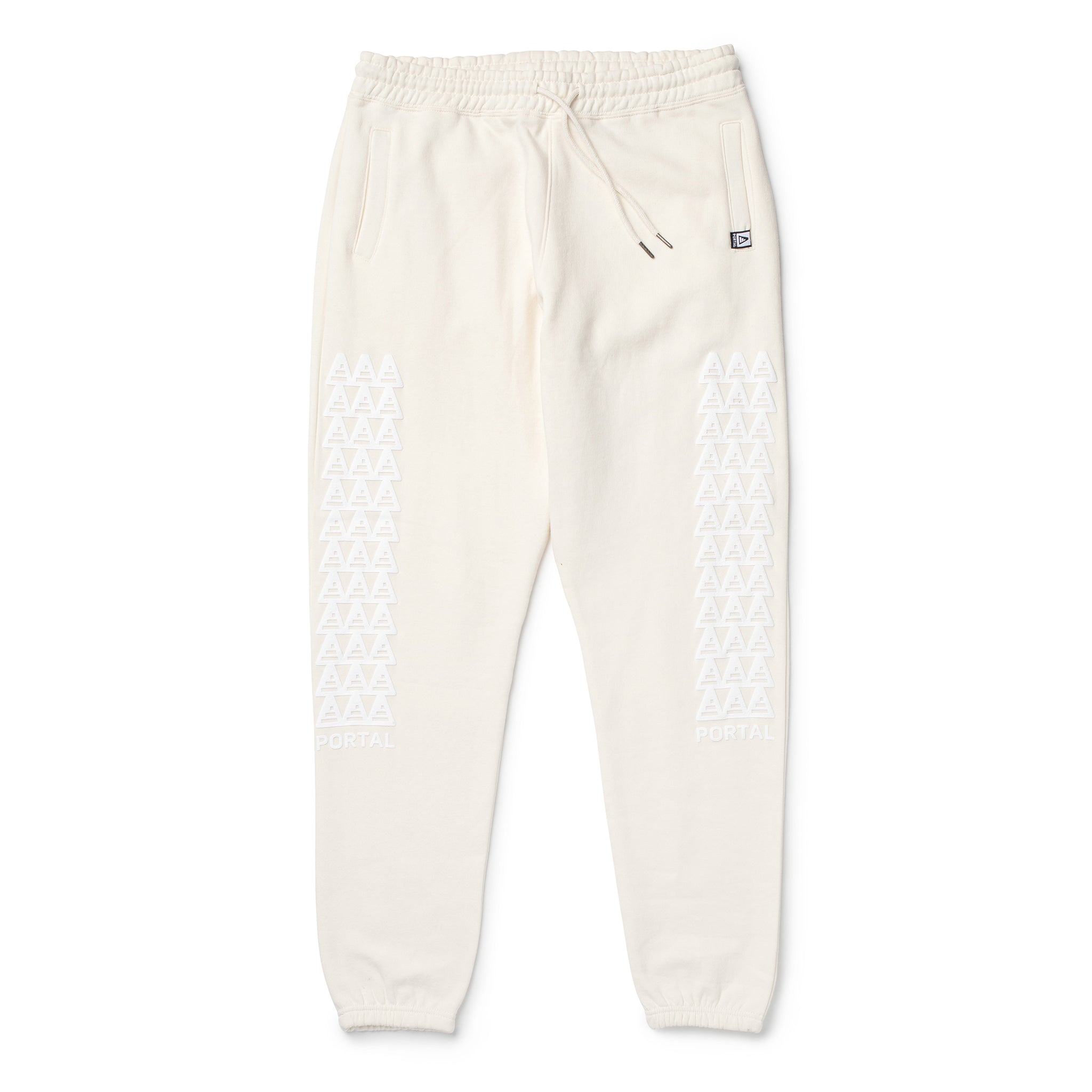 PORTAL Organic Cotton Sweatpants - Natural 90s PUFF
