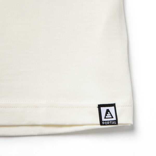 PORTAL + SUPIMA 100% Organic Cotton Tee - Natural