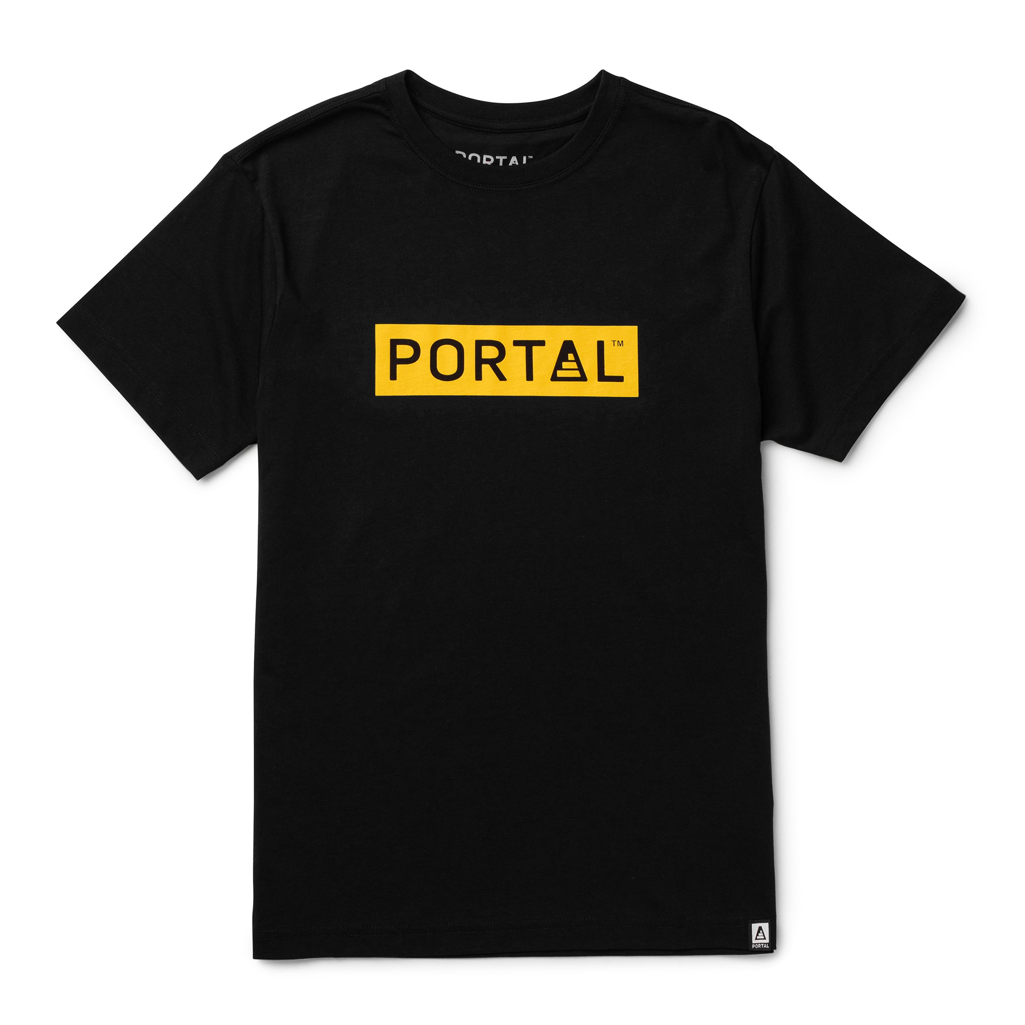 PORTAL + SUPIMA 100% Organic Cotton Tee - Black and Gold