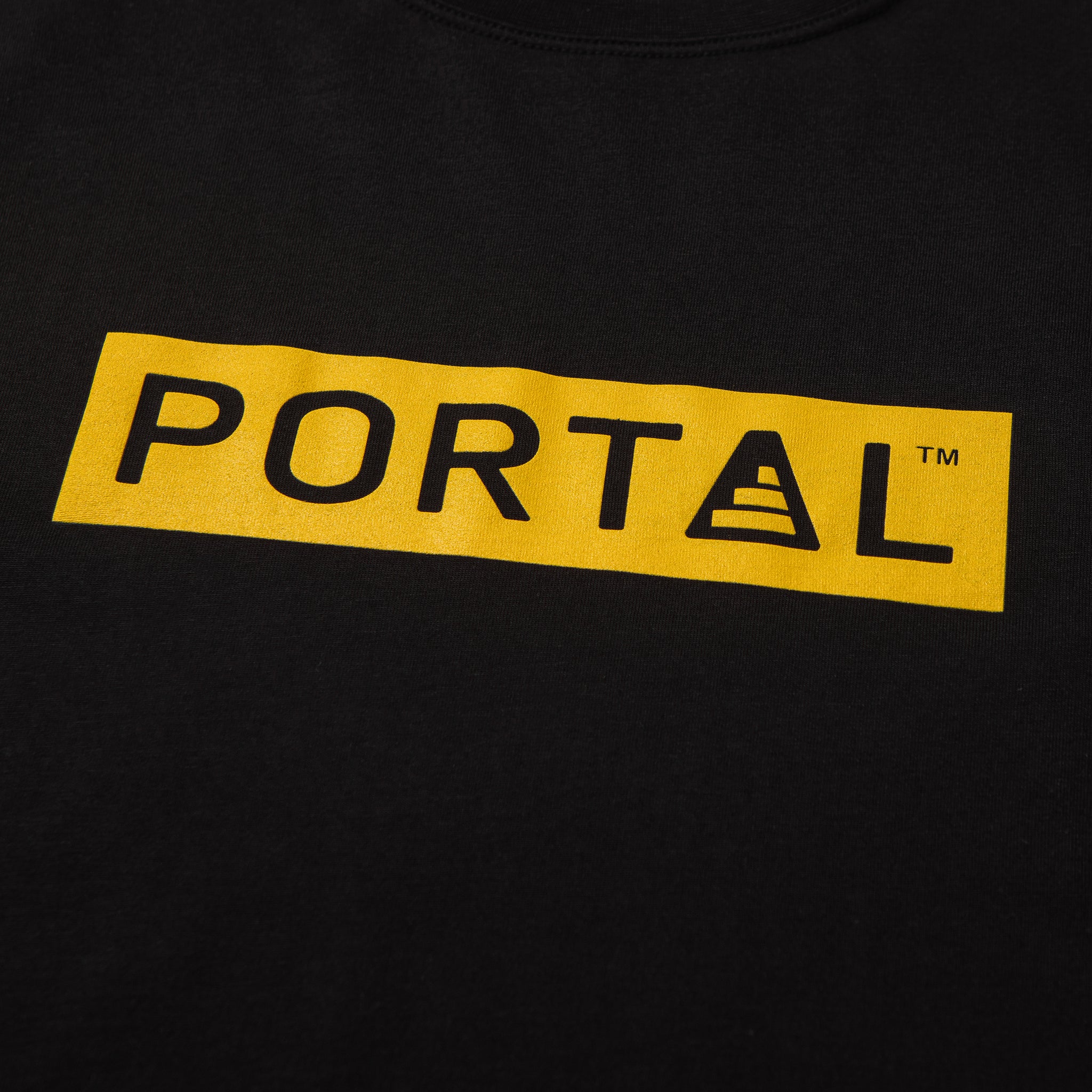 PORTAL + SUPIMA 100% Organic Cotton Tee - Black and Gold