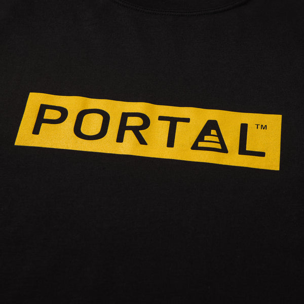 PORTAL + SUPIMA 100% Organic Cotton Tee - Black and Gold