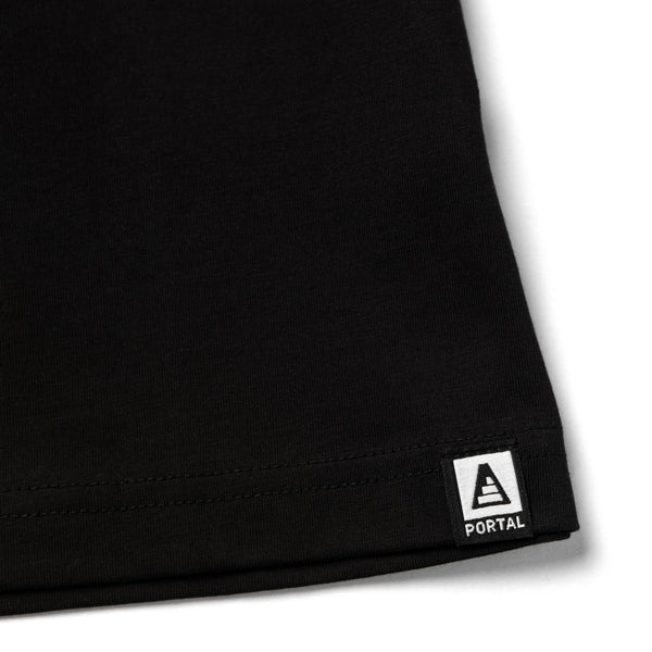 PORTAL + SUPIMA 100% Organic Cotton Tee - Black and White