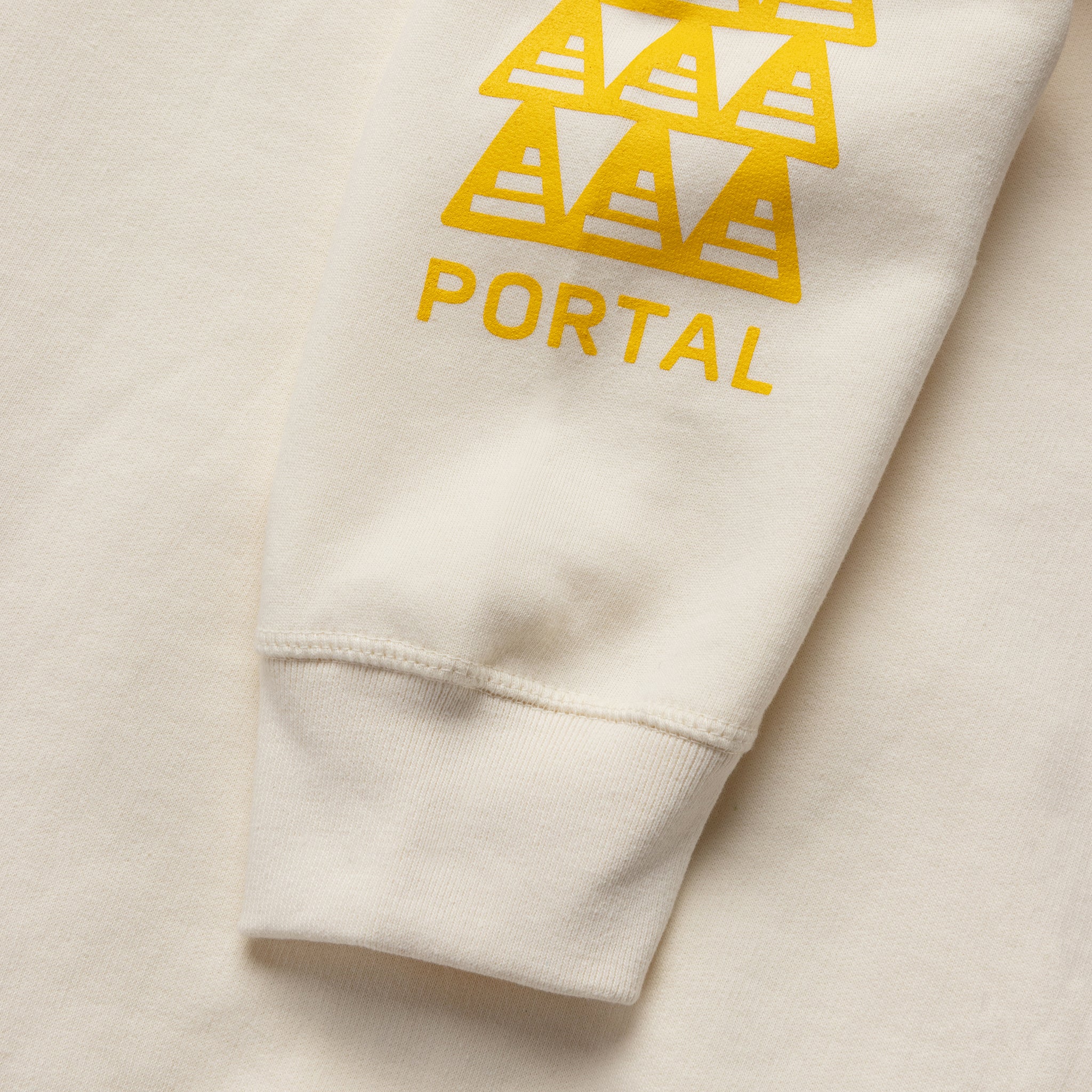 PORTAL Organic Cotton Hoodie | Gold and Natural