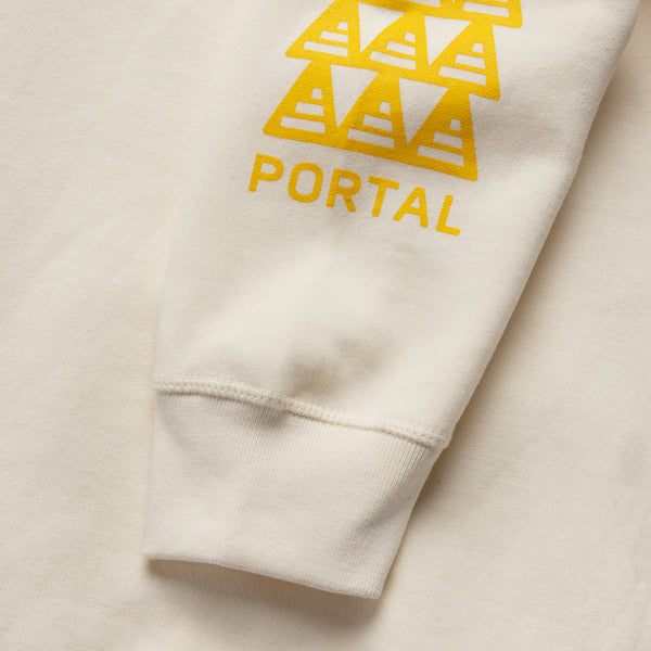 PORTAL Organic Cotton Hoodie | Gold and Natural