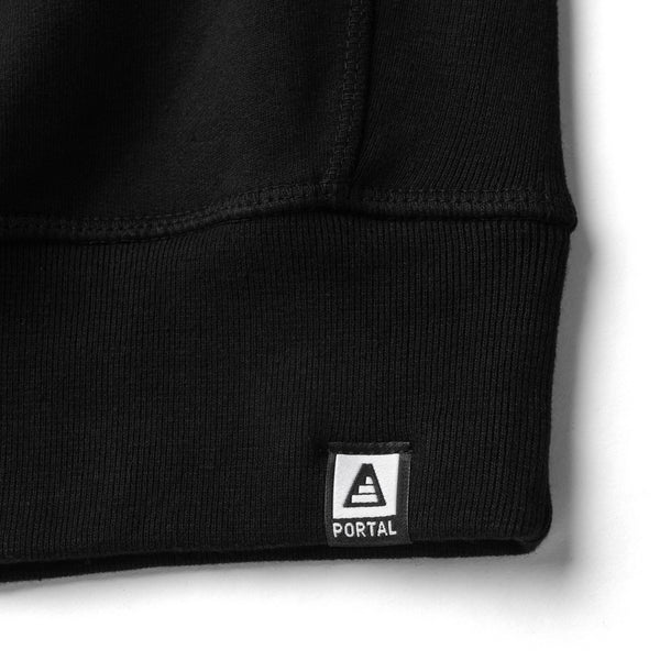 PORTAL Organic Cotton Embroidered Logo Crewneck