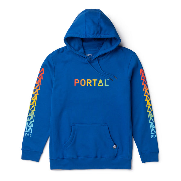 PORTAL Organic Cotton Prism Hoodie - Royal Blue