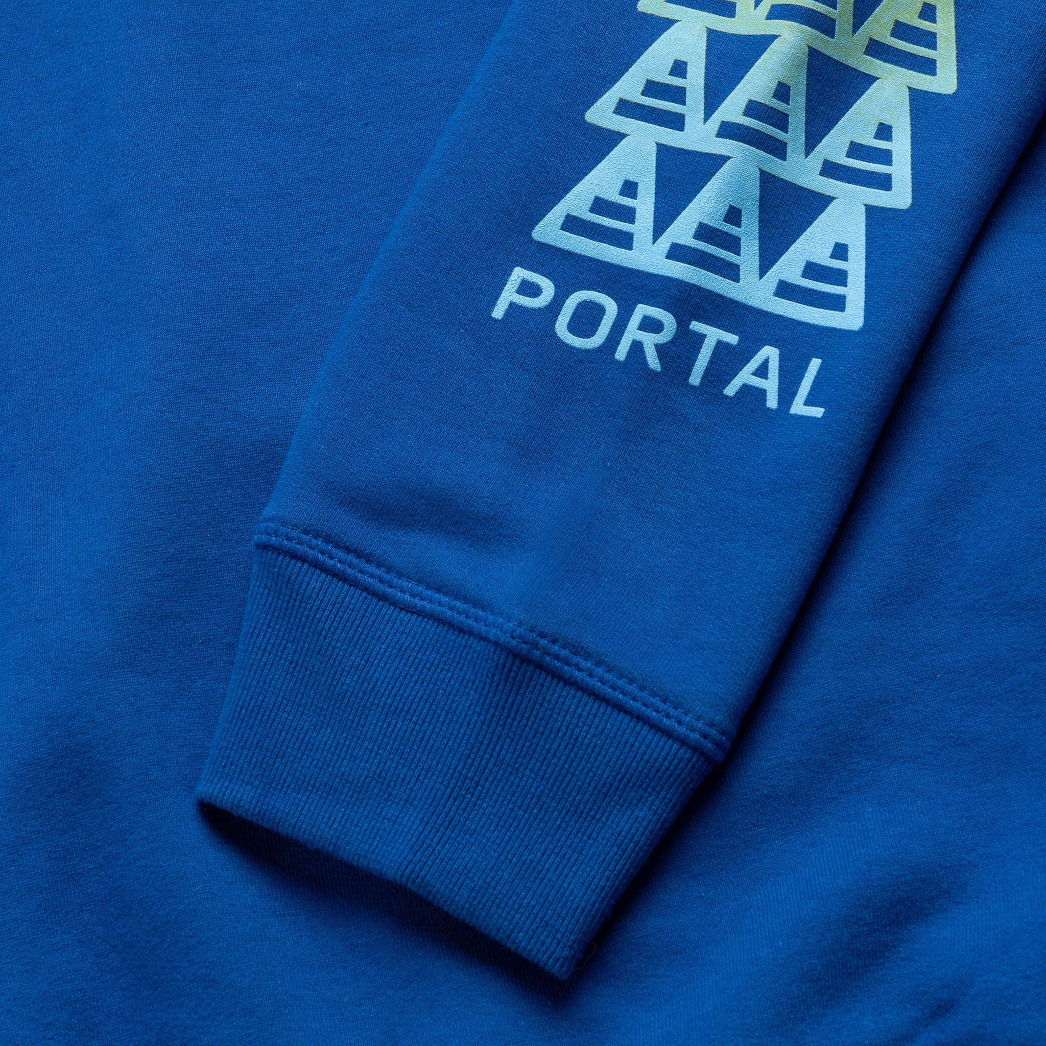 PORTAL Organic Cotton Prism Hoodie - Royal Blue