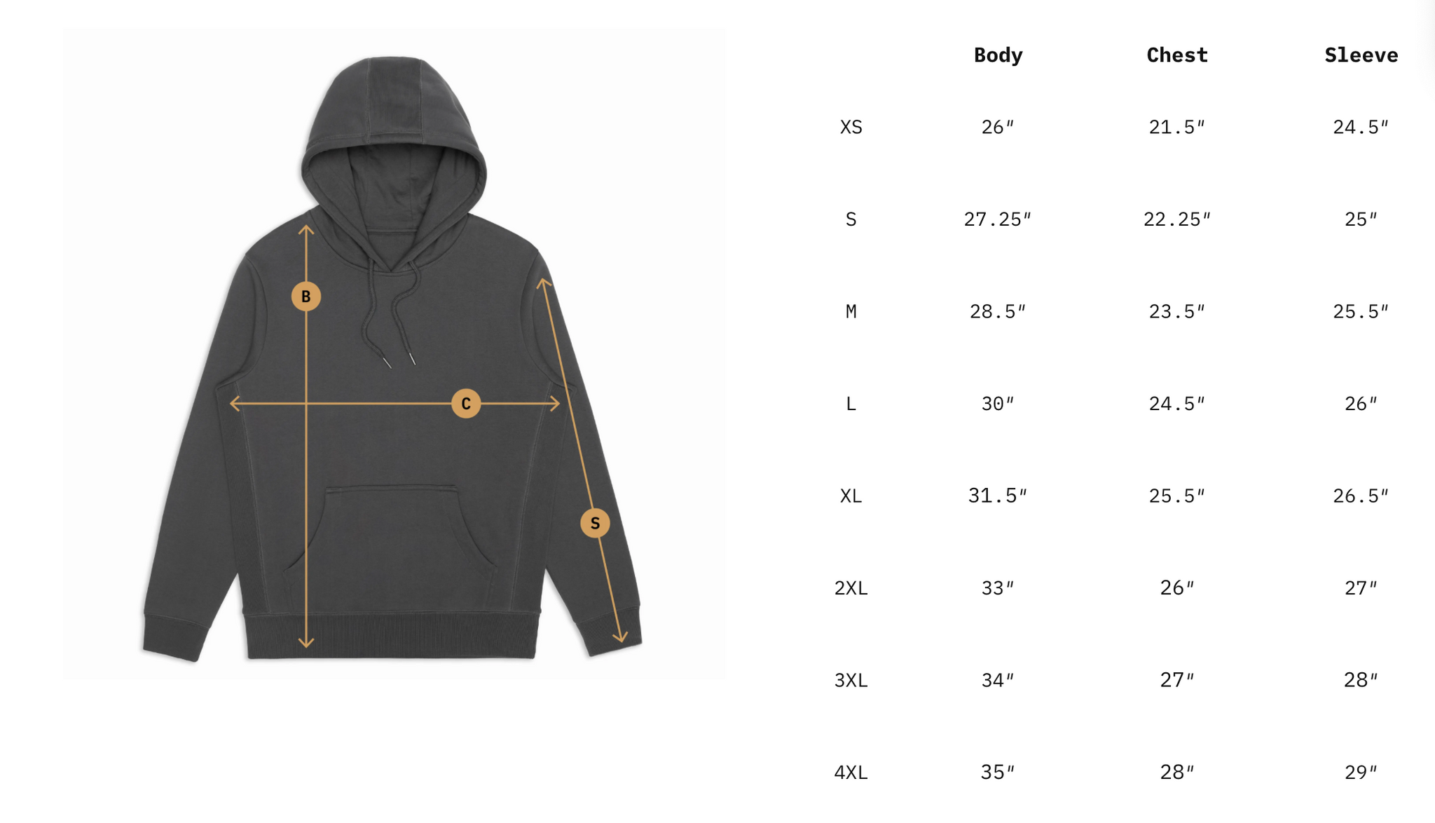 PORTAL Organic Cotton Hoodie | Black 90s PUFF