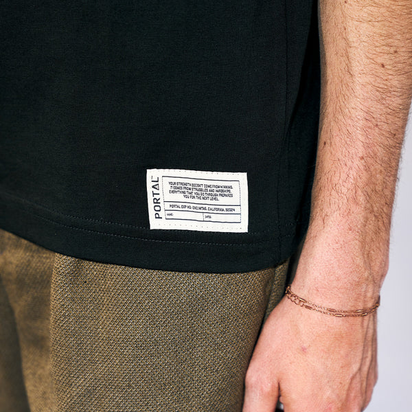 PORTAL Basics SUPIMA 100% Organic Cotton Tee - Black